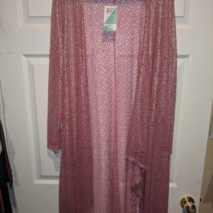 Honey and Lace pink and gold mesh cover (long)